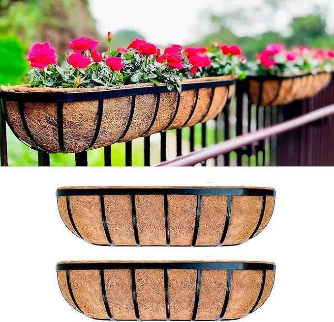 LaLaGreen Deck Railing Planter Boxes by L%C3%A1L%C3%A1Green