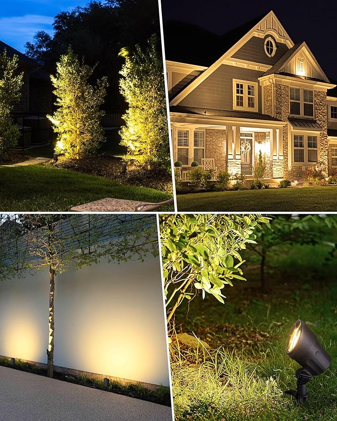 SUNVIE 6W LED Landscape Lights Low Voltage Landscape Lighting - Image 5