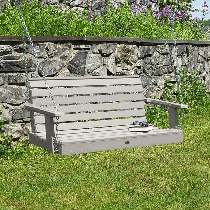 Highwood Weatherly Porch Swing, 4 Feet, Harbor Gray - Image 2