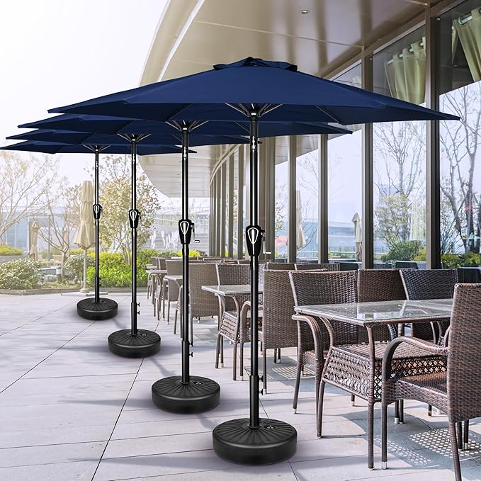 Simple Deluxe 9' Patio Umbrella Outdoor Table Market Yard Umbrella - Image 7
