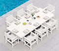 SERWALL 9 Piece Outdoor Dining Set by SERWALL