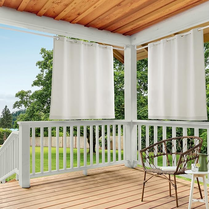 Town & Country Basics Cabana Solid Heavyweight Indoor Outdoor Curtains by TOWN+%26+COUNTRY+BASICS