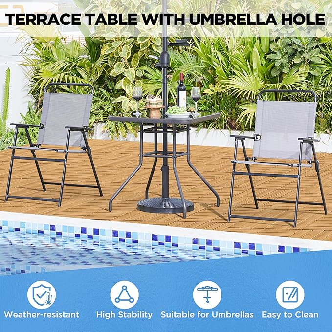 Yaheetech Outdoor Bistro Table - Image 4