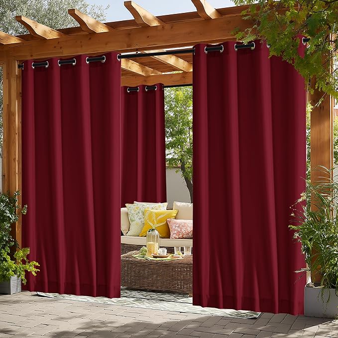 NICETOWN Canvas Outdoor Curtains by NICETOWN