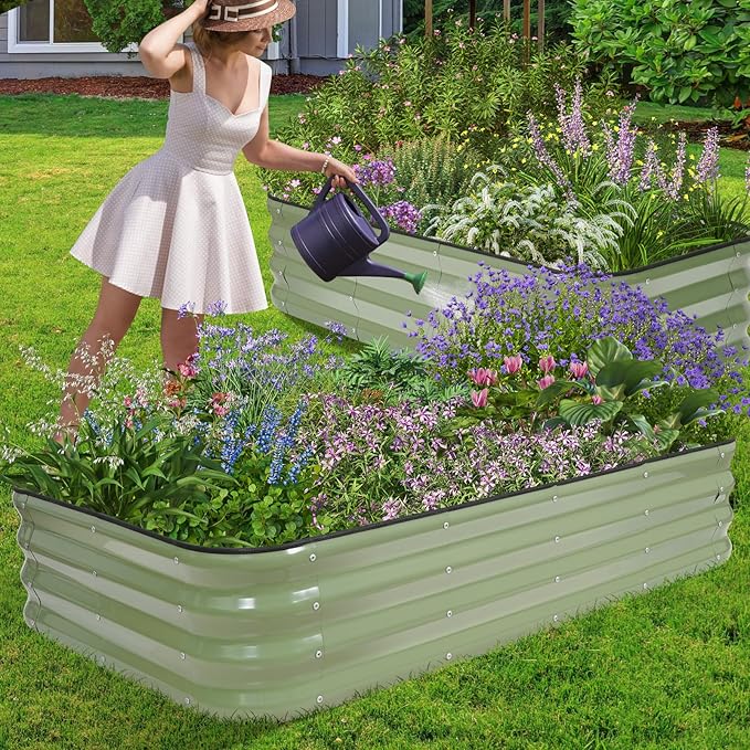 1MORE Raised Garden Bed -5X3X1 Galvanized Planter Box - Image 4