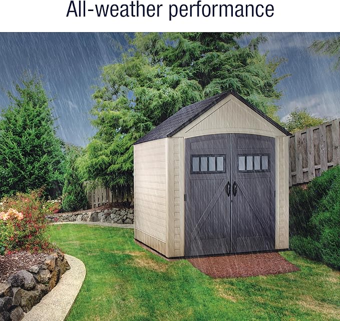 Rubbermaid Resin Outdoor Storage Shed - Image 6