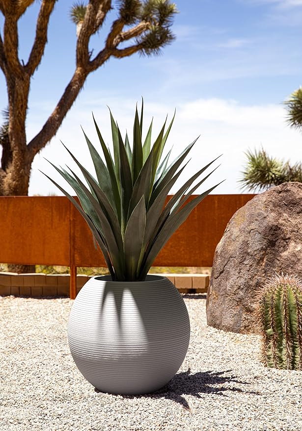 Veradek Strata Series Sphere Round Planter - Image 4