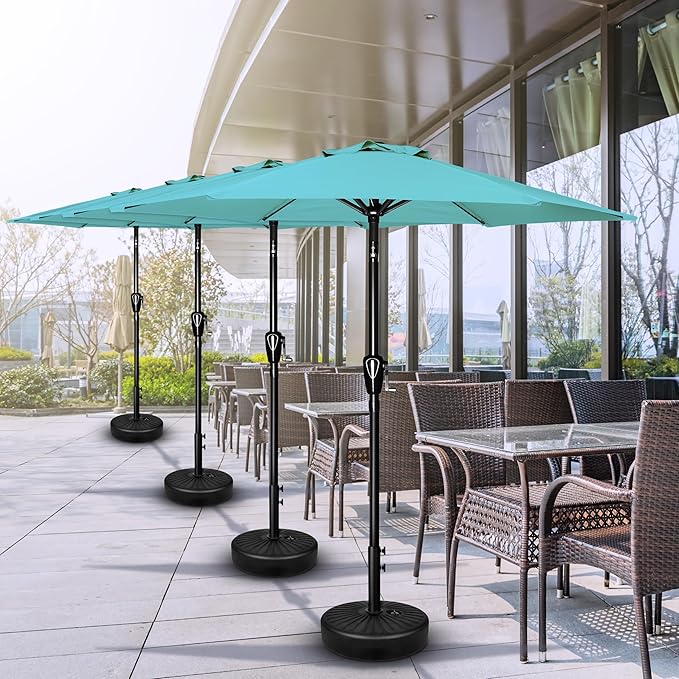 Simple Deluxe 9' Patio Umbrella Outdoor Table Market Yard Umbrella - Image 7