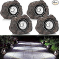 Solar Rock Lights Outdoor Garden Waterproof by Candieslife