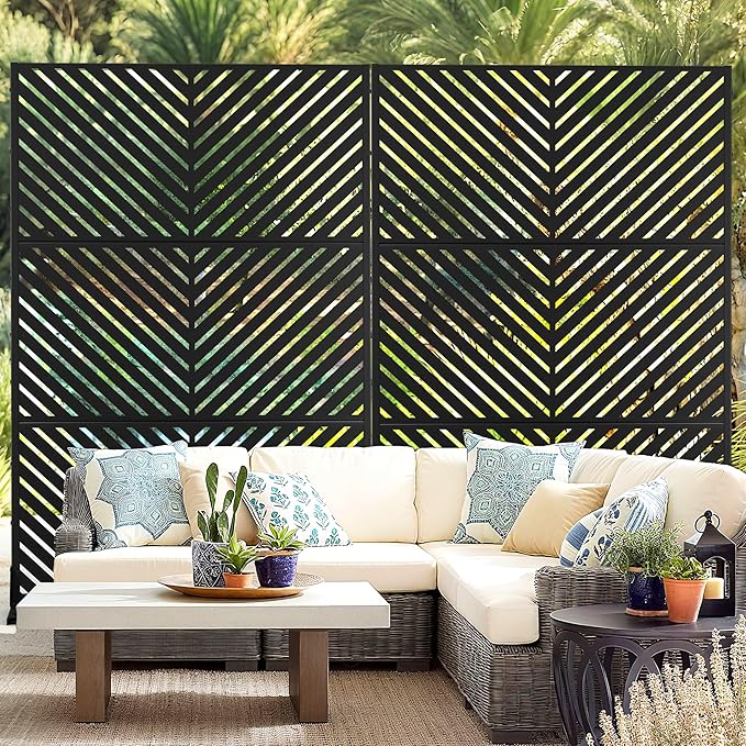 Outdoor Privacy Screen, Freestanding Privacy Fence Panels - Image 8