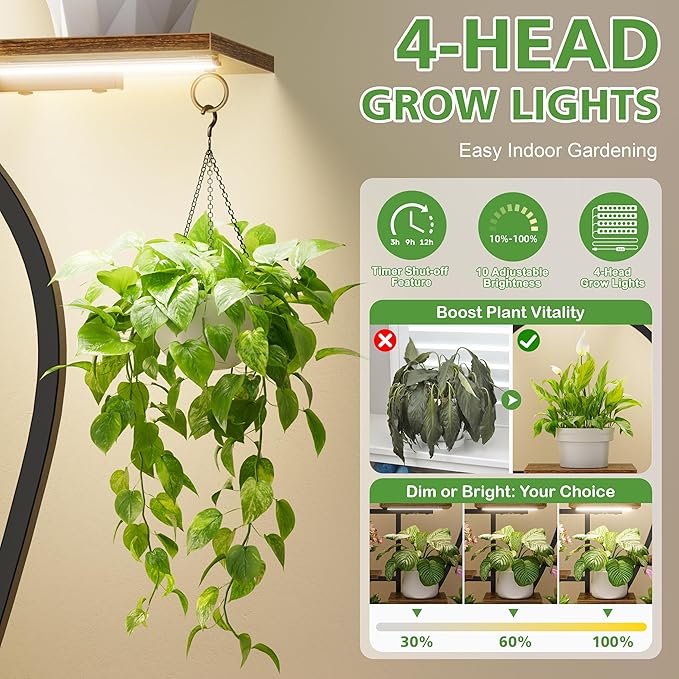 POZILAN Plant Stand Indoor - Image 4