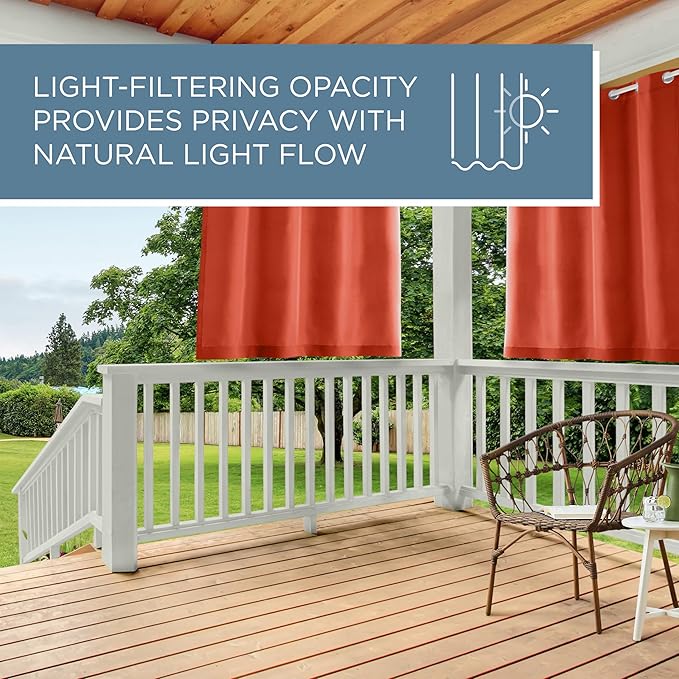 Town & Country Basics Cabana Solid Heavyweight Indoor Outdoor Curtains - Image 9