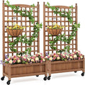 Yaheetech 2pcs 50" H Raised Garden Bed by Yaheetech