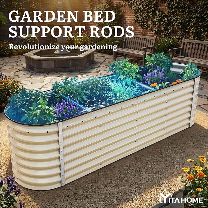 YITAHOME 24" Tall 9 in 1 Large Raised Garden Bed Kit, Outdoor Above Ground - Image 7