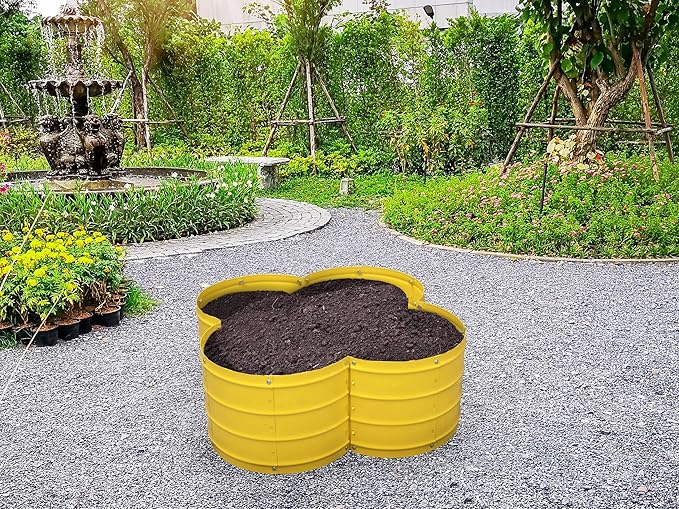 Plant & Plot Galvanized Raised Garden Beds Outdoor // 3×3×1 ft Planter Raised - Image 6