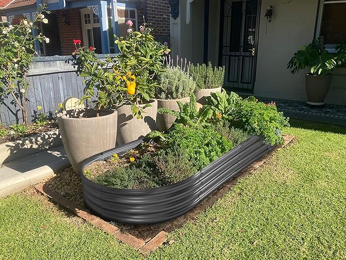 Land Guard Galvanized Raised Garden Bed Kit, Galvanized Planter Raised Garden - Image 5