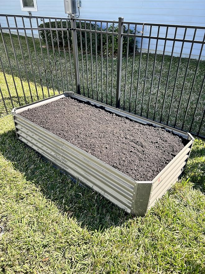 A ANLEOLIFE 8-Pack 6X3X1.5ft & 74x74x18 in Deep Root Galvanized Raised Garden - Image 6