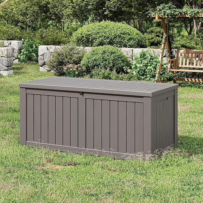 Outdoor Storage Box, Resin Deck Boxes Indoor and outdoor, Waterproof Storage - Image 7