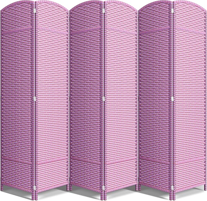 Sorbus 6-Panel Black Room Divider by Sorbus