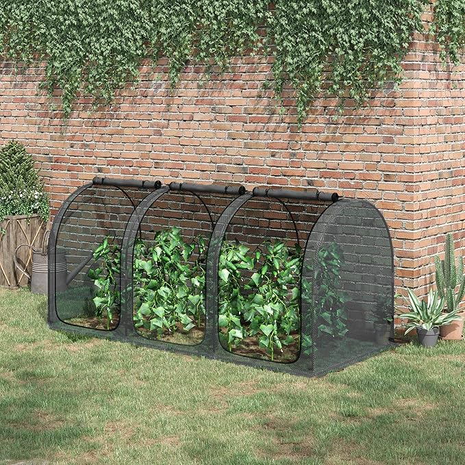 Outsunny 9' x 4' Crop Cage, Plant Protection Tent - Image 2