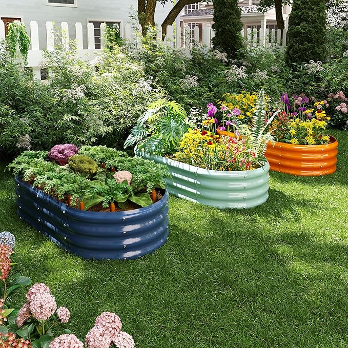 Raised Beds for Gardening Raised Garden Bed Kit for Gardening Outdoor，4x2x1ft - Image 7