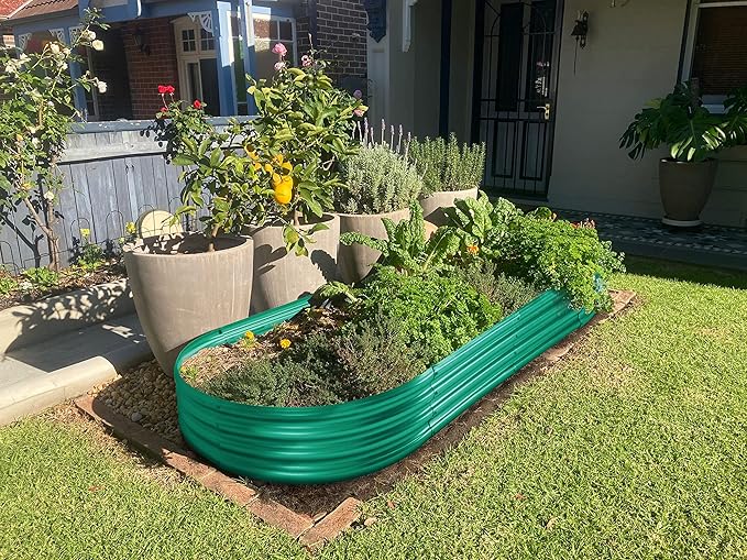 Land Guard Galvanized Raised Garden Bed Kit, Galvanized Planter Raised Garden - Image 5