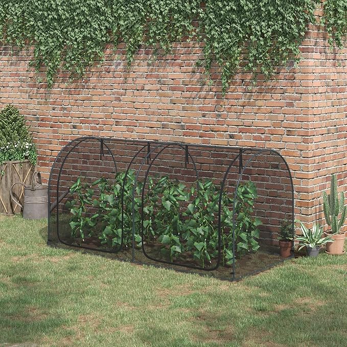 Outsunny 8' x 4' Crop Cage, Plant Protection Tent - Image 2