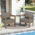 Outdoor Furniture Set, Metal Modern Outside Furniture by COMLAXFIELD