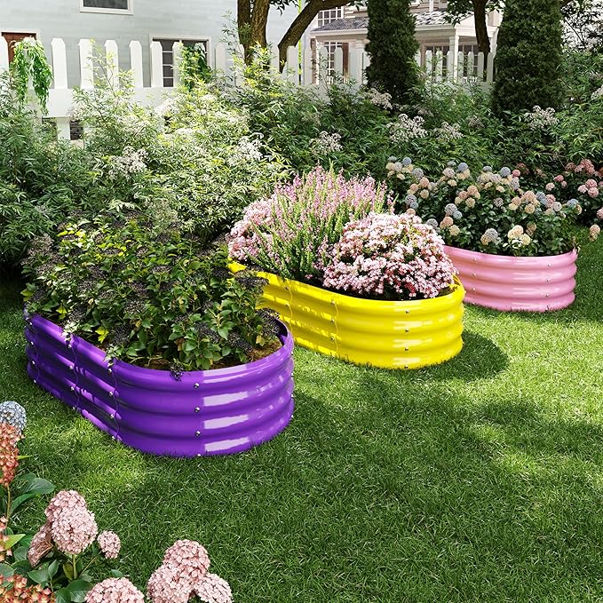Galvanized Metal Planter Raised Garden Bed Kit - Image 8