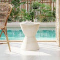 Christopher Knight Home Outdoor Side Table, Hourglass Shape Side Table by ChristopherKnightHome