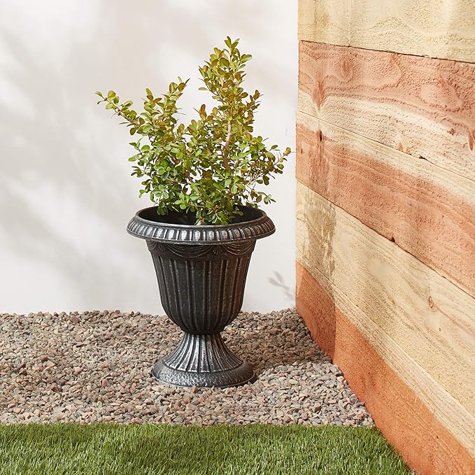 Arcadia Garden Products PL20SL Classic Traditional Plastic Urn Planter - Image 10