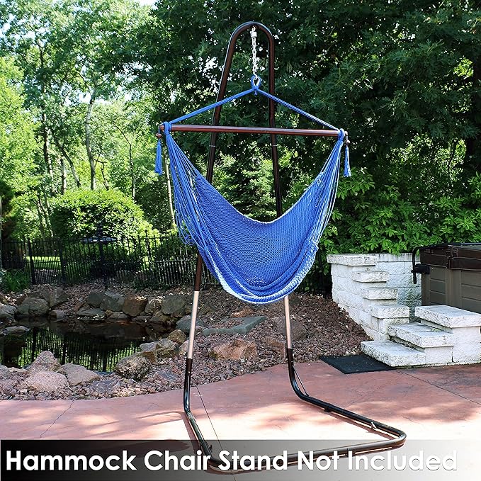 Sunnydaze Outdoor Hammock Chair Swing - Image 9