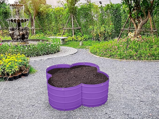 Plant & Plot Galvanized Raised Garden Beds Outdoor // 3×3×1 ft Planter Raised - Image 6