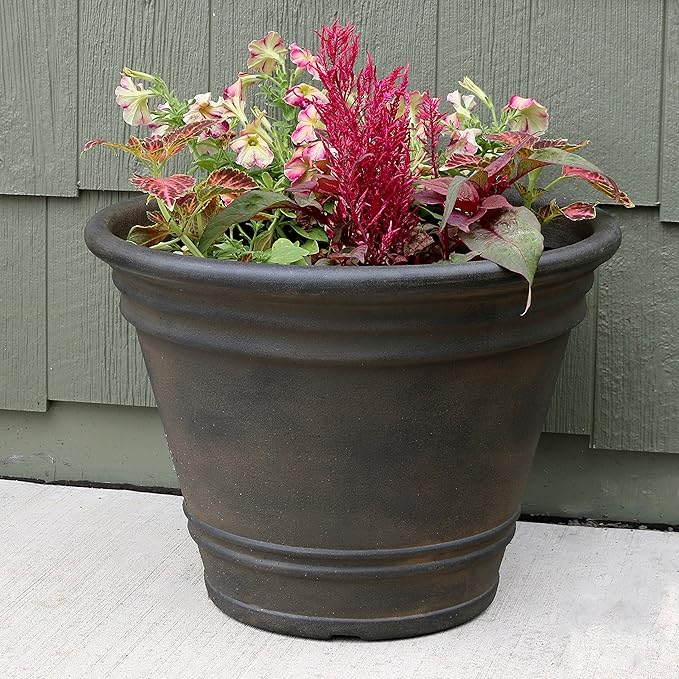 Sunnydaze 20-Inch Franklin Large Plant Pot - Image 7