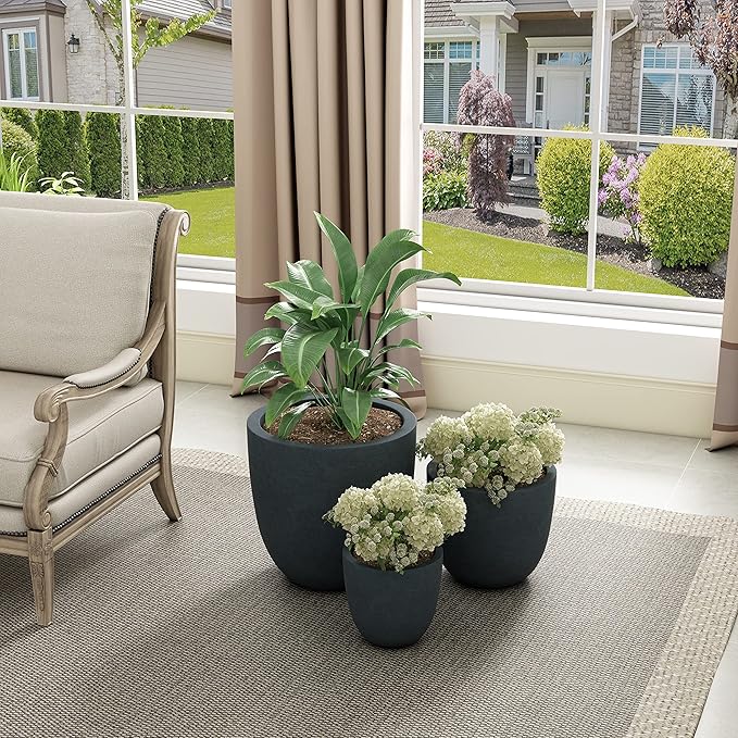 Kante 18", Outdoor Indoor Large Planter Pots - Image 4