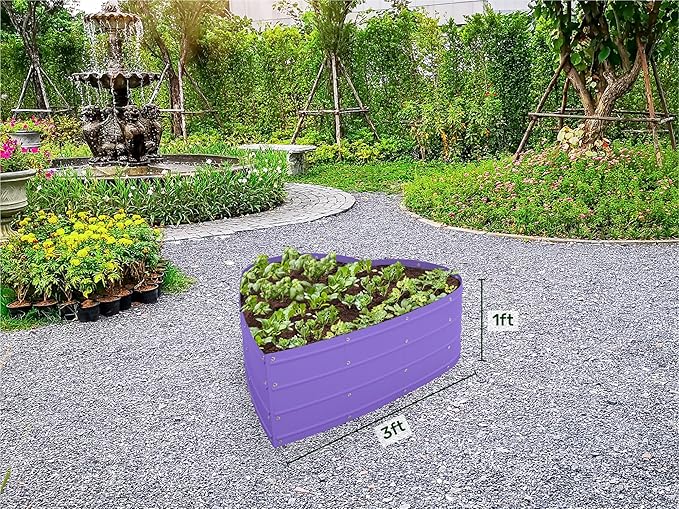 Plant & Plot Galvanized Raised Garden Beds Outdoor // Planter Raised Beds - Image 6