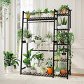 Bamworld Plant Shelf Indoor 55" Tall Bamboo Plant Shelves 5 Tier Hanging Plant by Bamworld