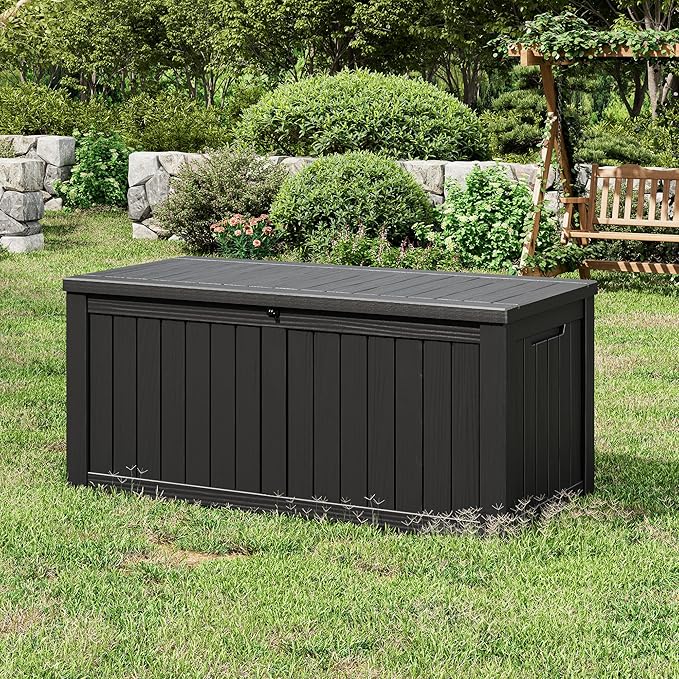 Outdoor Storage Box, Resin Deck Boxes Indoor and outdoor, Waterproof Storage - Image 7