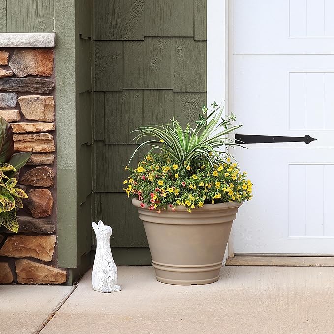 Sunnydaze 20-Inch Franklin Large Plant Pot - Image 6