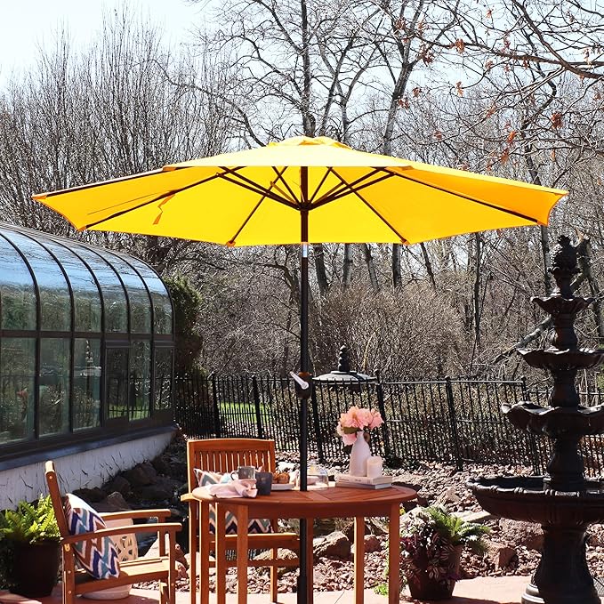 Sunnydaze Outdoor Patio Umbrella - Image 6