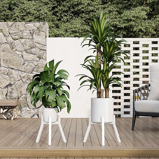 Adjustable Plant Stands Set of 2, Metal Small Plant Holder, Heavy Duty Stable - Image 4