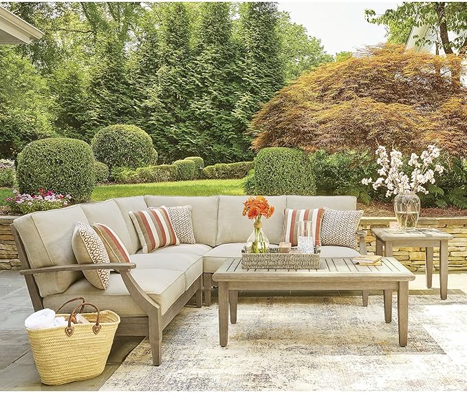 Signature Design by Ashley Clare View Symmetrical Contemporary 3-Piece Outdoor by SignatureDesignbyAshley